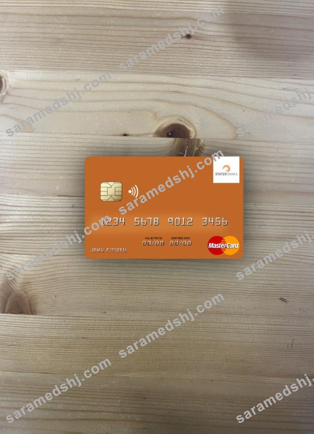 North Macedonia Stater Banka AD Kumanovo mastercard photolook front